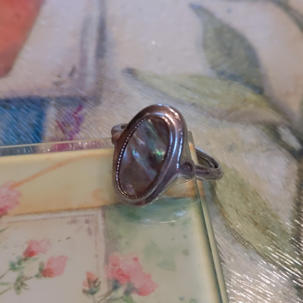 Abalone Avon fashion ring